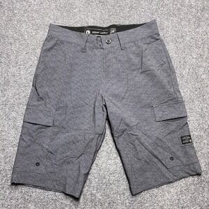 Ocean Current Shorts Mens 28 Gray Board Swim Surf Beach Drawstring